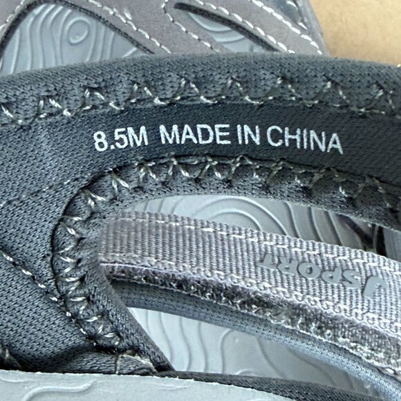 Jambu Poppy Sport Sandals Womens 8.5 Gray Hook and Loop Comfort Casual - Picture 10 of 11